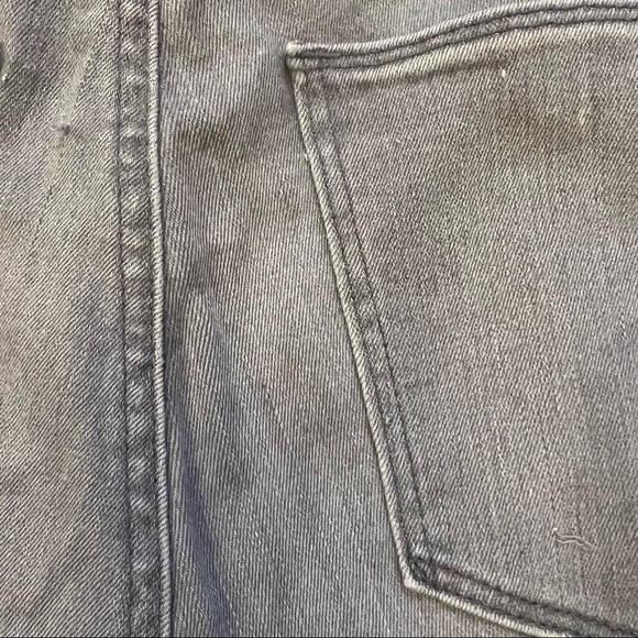 Gap True Skinny Ankle Jean in Grey. Zipper Detail Sz. 8 - Picture 10 of 10
